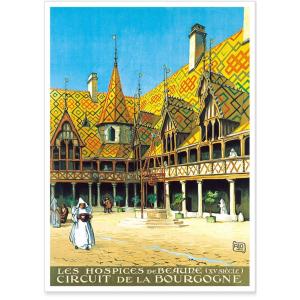 ComblanchienにあるGite La Maison du Tonnelier - Élégance & tradition sur la Route des Grands Crusの前面の女性の家の絵画