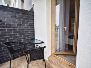 Balkón alebo terasa v ubytovaní Apartament Navy Blue