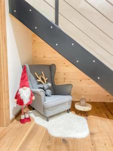 Posezení v ubytování Ferienhaus Leite Häusl
