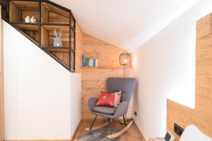 Posezení v ubytování Ferienhaus Leite Häusl