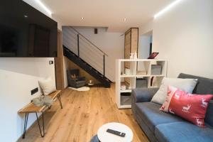Posezení v ubytování Ferienhaus Leite Häusl