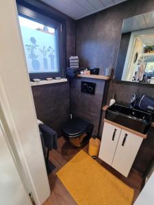 Kuchyň nebo kuchyňský kout v ubytování Sunset Tiny House GbR