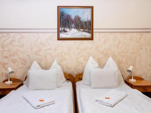Posteľ alebo postele v izbe v ubytovaní Hotel Zéta