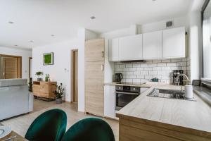 Kuchyňa alebo kuchynka v ubytovaní Apartament Na Borach I SPA