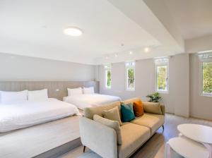 Letto o letti in una camera di Revel Villa