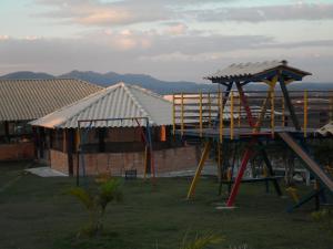 Rotaļu zona bērniem naktsmītnē Pousada Serra Azul