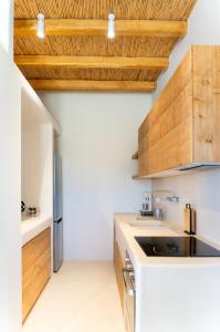 Кухня или мини-кухня в Mystic Villas Koufonisi
