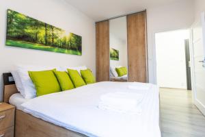 Voodi või voodid majutusasutuse SCANDIC Apartments Plešivec toas
