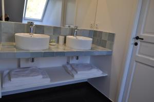 Vonios kambarys apgyvendinimo įstaigoje Ti Laouen Chambres d'hôtes et gite