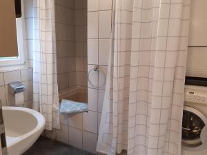 Koupelna v ubytování Ferienwohnung am Ölsbach + 32 fotografií