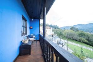 Балкон или терраса в La casita azul
