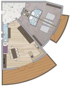The floor plan of Kaiserhoam