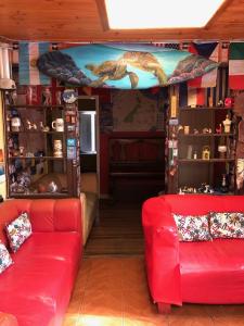Posezení v ubytování Hostal Kuyen
