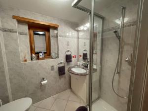 Ванна кімната в Apartment Bergfreude