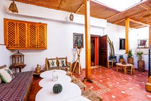 Area soggiorno di Riad Dada Mouss & Suites