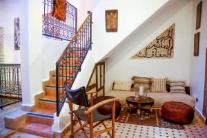 Area soggiorno di Riad Dada Mouss & Suites