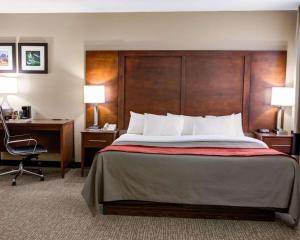 Ένα ή περισσότερα κρεβάτια σε δωμάτιο στο Comfort Inn Kearney - Liberty
