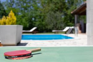 Bazén v ubytování Beautiful villa Morena with private swimming pool near Poreč nebo v jeho okolí