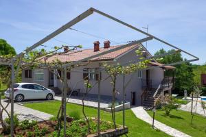 Zahrada ubytování Beautiful villa Morena with private swimming pool near Poreč