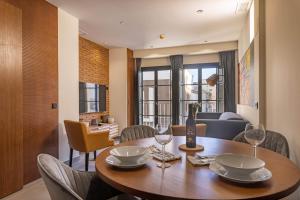 Posedenie v ubytovaní Home Art Apartments Soho