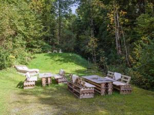 Vonkajšia záhrada v ubytovaní Alpenresidenz Fieberbrunn