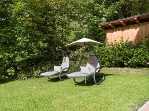 Vonkajšia záhrada v ubytovaní Alpenresidenz Fieberbrunn