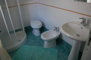 Koupelna v ubytování Solìa Bed & Breakfast