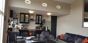 Area soggiorno di Icelandic Cottages