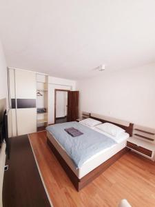 Cama o camas de una habitación en Apartmán 27, Kamzík