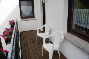 Un balcón o terraza de Ferienwohnung Klauke