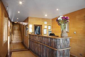 Vstupní hala nebo recepce v ubytování Palafito 1326 Hotel Boutique Chiloé
