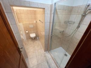 Kúpeľňa v ubytovaní Chalupa Jáchymov - ubytování v srdci Krušných hor