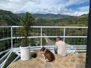 Nespecifikovaný výhled na hory nebo výhled na hory při pohledu z bed and breakfast