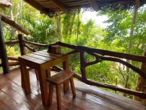 Uma varanda ou terraço em Viking Nature Resort