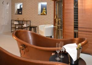 Istumisnurk majutusasutuses Hotel Drnholec