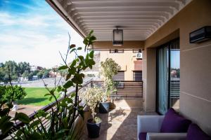 Un balcon sau o terasă la Medina Loft & Spa