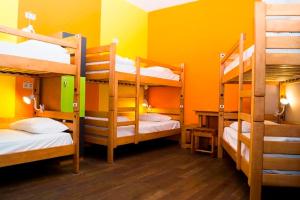 Postel nebo postele na pokoji v ubytování DREAM Hostel Kyiv