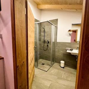 A bathroom at EMMA's Studio