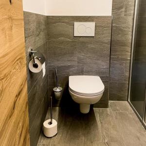 A bathroom at EMMA's Studio