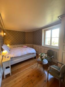 Château du Boulay Morin客房内的一张或多张床位
