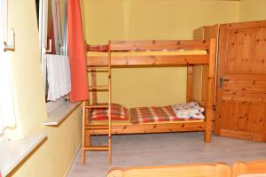 Postel nebo postele na pokoji v ubytování Schmidt