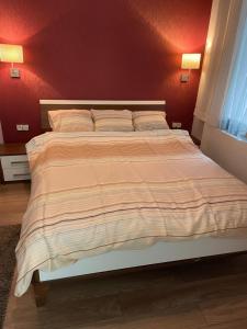 Posteľ alebo postele v izbe v ubytovaní Apartament Janek