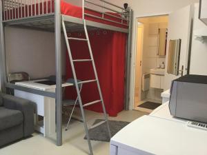 Studio sur cour au coeur de Colmar tesisinde bir ranza yatağı veya ranza yatakları