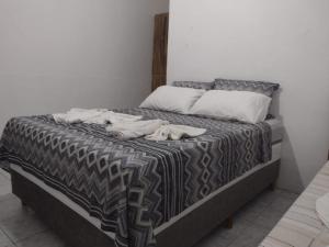 Krevet ili kreveti u jedinici u okviru objekta Hostel Cajueiro