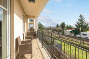 Balkon lub taras w obiekcie Dom & House - Apartments Parkur Sopot