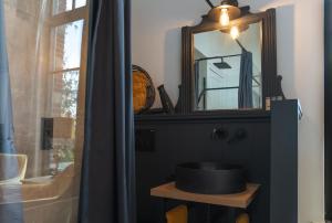 Koupelna v ubytování B&B landhuis Hauwaart 80
