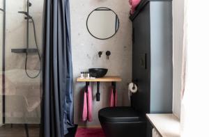 Koupelna v ubytování B&B landhuis Hauwaart 80