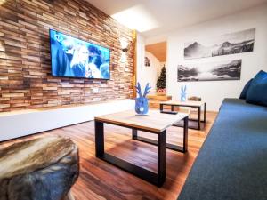 Posezení v ubytování Alpenchalet Dona