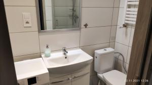 Ванна кімната в Apartament "Jeleń" Jelenia Góra