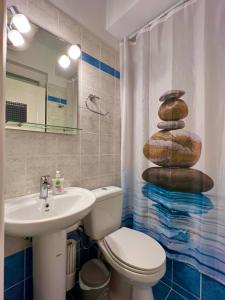 Ένα μπάνιο στο Angelland Luxury Suites